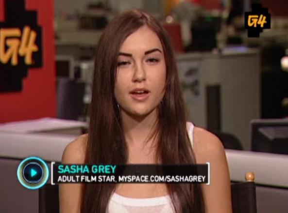 Actriz porno competidora de sasha grey New Sasha Grey Interview On G4tv Porn Star Babylon